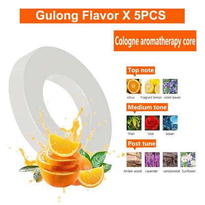 5-50 PCS PE Material Car Air Freshener Perfume Tablets Accessories Solar Rotation Car Perfume Diffuser Supplement Accessories